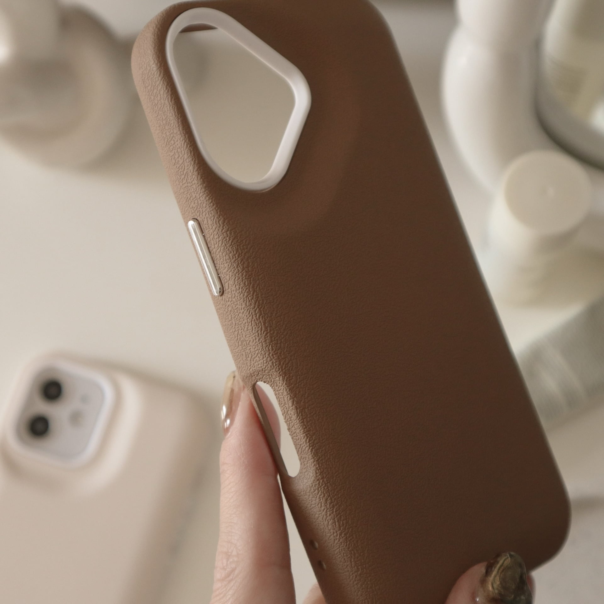 phone case ］cream macaron | brouun