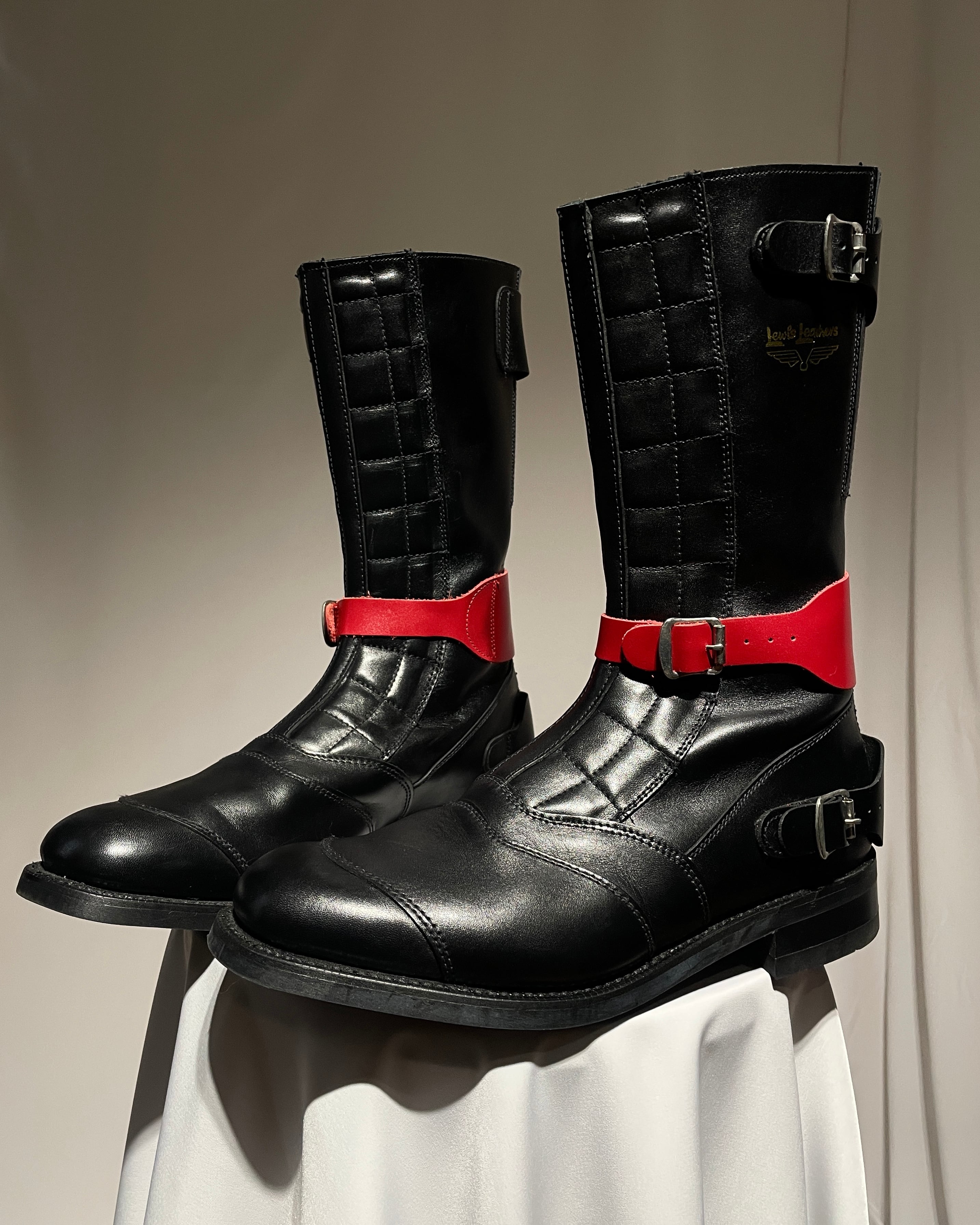 A/W2023 COMME des GARCONS HOMME PLUS x Lewis Leathers - Back Zip Engineer Boots