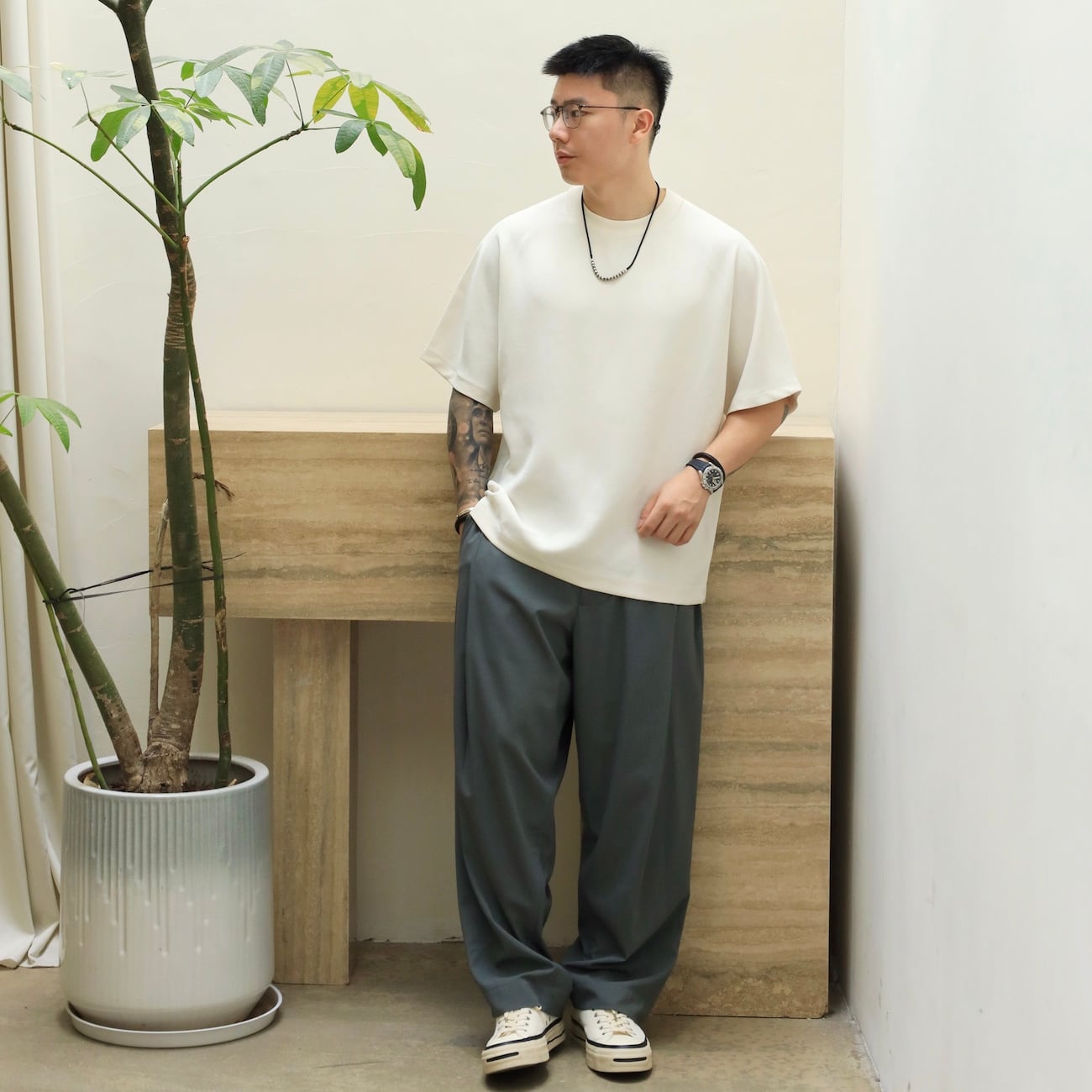 人気No,7】Zen Flow Wide Slacks（ゼンフローワイドスラックス