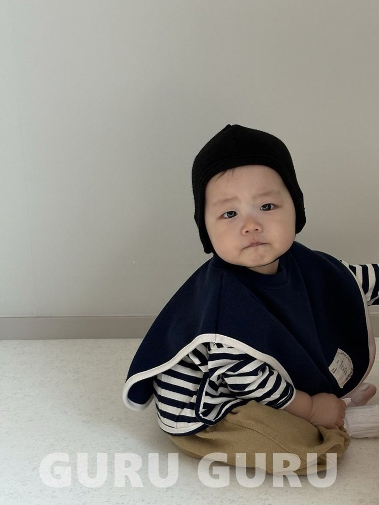 韓国子供服 / 26Autumn / 〖取寄〗guruguru / クッキーボネット / ベビー服 *1号~3号*