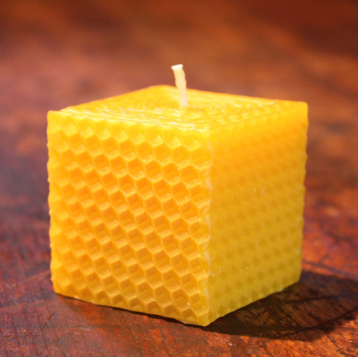 H-14L ハニカムキューブL 蜜蝋キャンドル