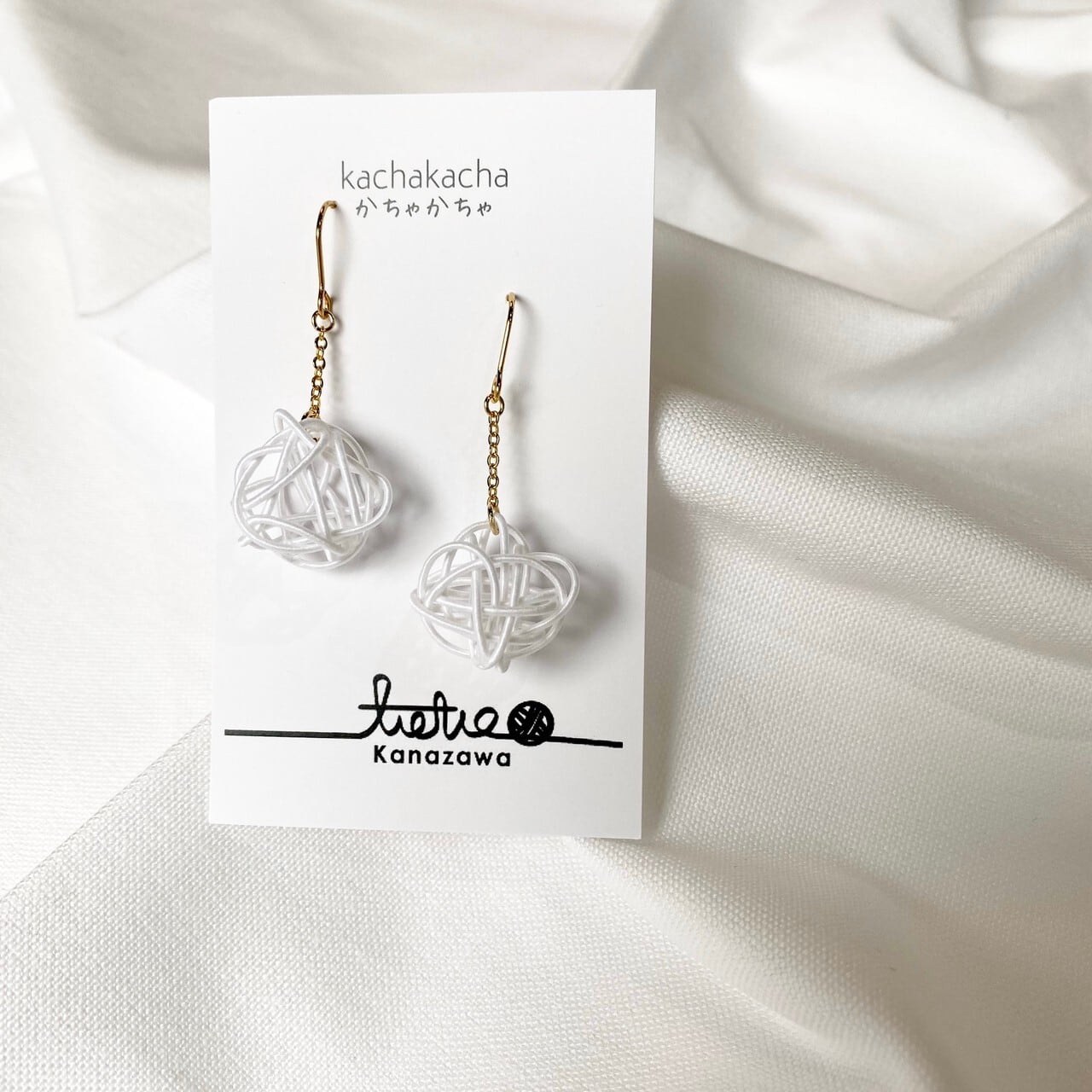 ∞かちゃかちゃ∞/水引ピアス | tietie kanazawa