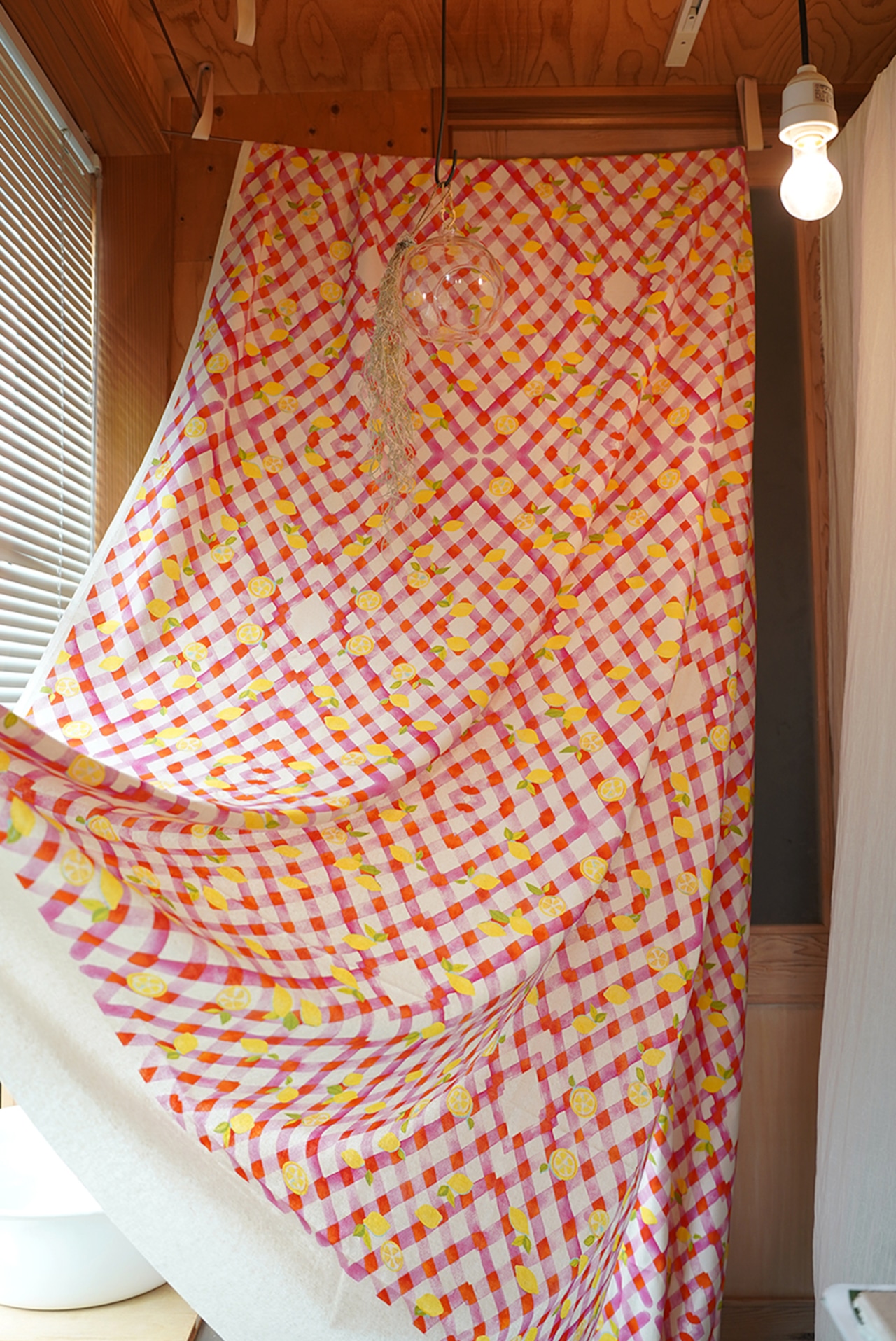 【生地_リネン】_ Pink Lemon・画像3