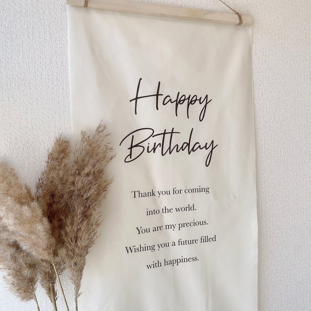 送料無料 バースデータペストリー 誕生日 飾り ハーフバースデー セルフフォト バースデーフォト タペストリー By Moment Moment