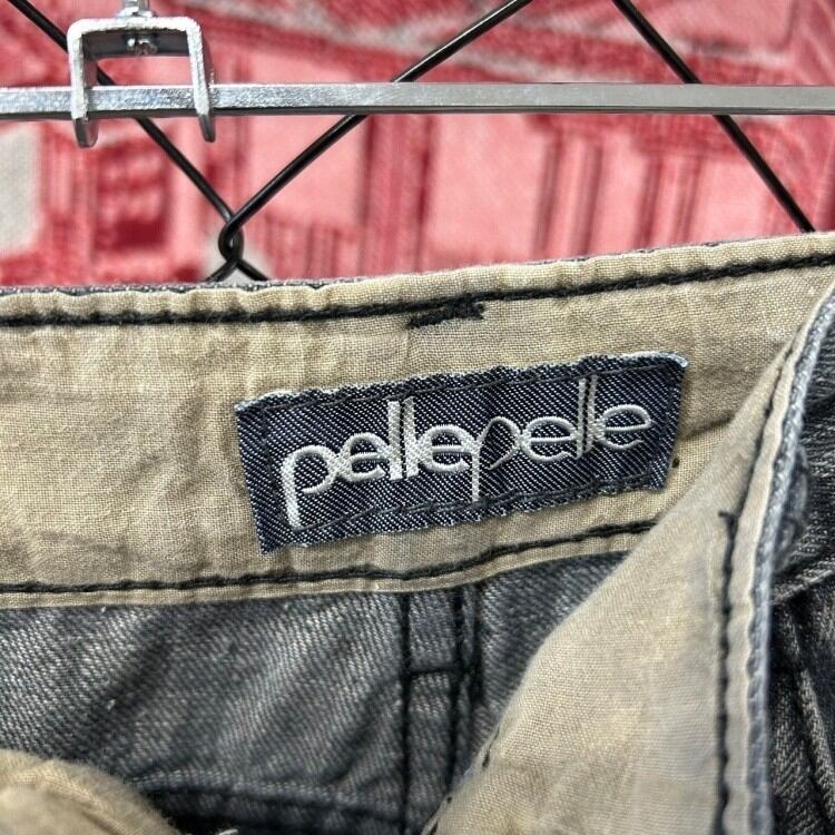 新品 ペレペレ パンツ pelle pelle 　XLサイズ　スウェット　白黒