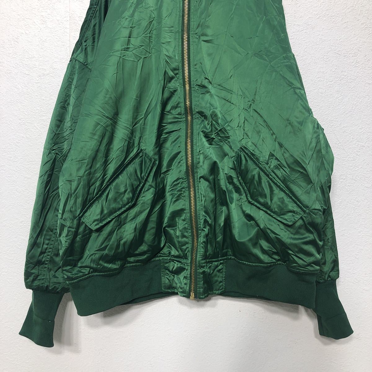 【アビレックス】サイズL MA-1 フライトブルゾン ボンバージャケット 緑フライトジャケット