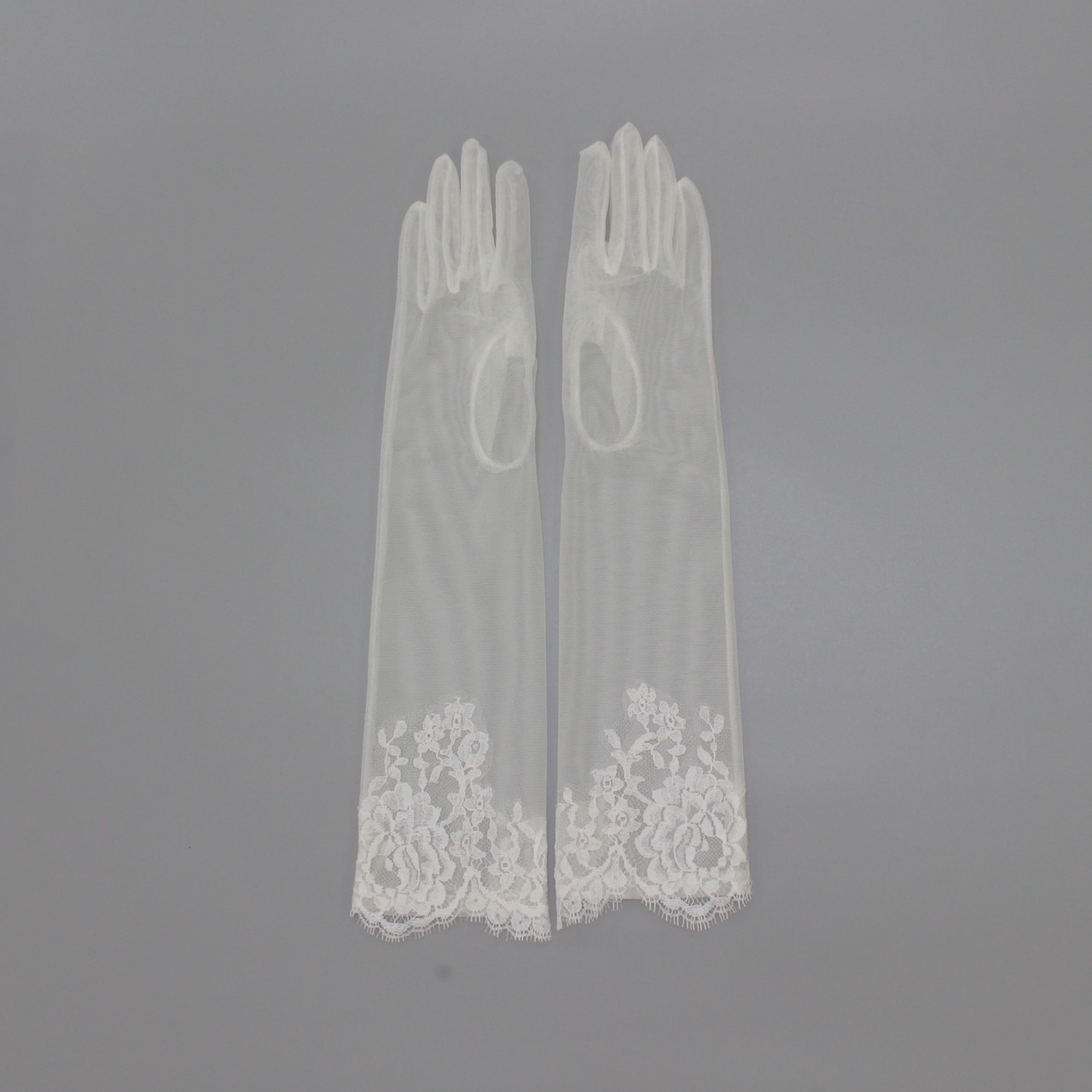 裾リバーレースパワーネット40cm手袋 437-303