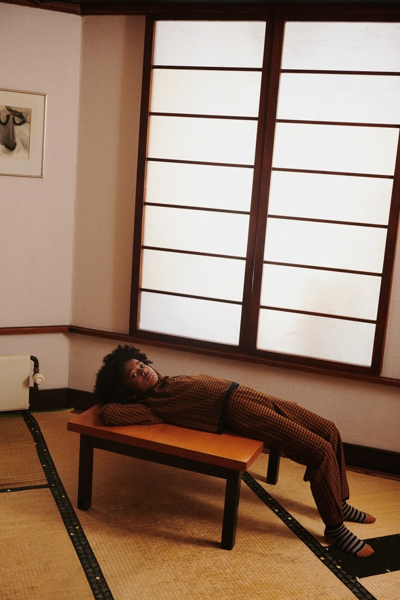 ＜FUB＞ボーダー ソックス Classic Stripe Socks(BURNT AMBER/DARK NAVY) - 2