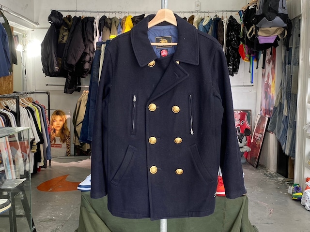 STUSSY GORE-TEX WINDSTOPPER PCOAT NAVY LARGE 83960