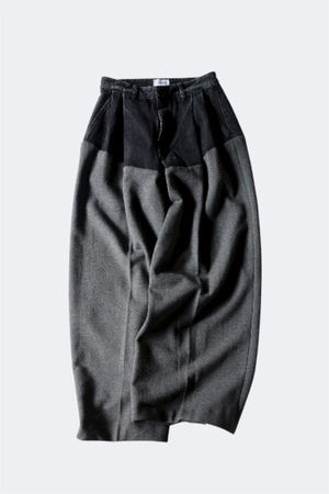 TANAKA【COMBI WIDE TROUSERS  -CHARCOAL-】