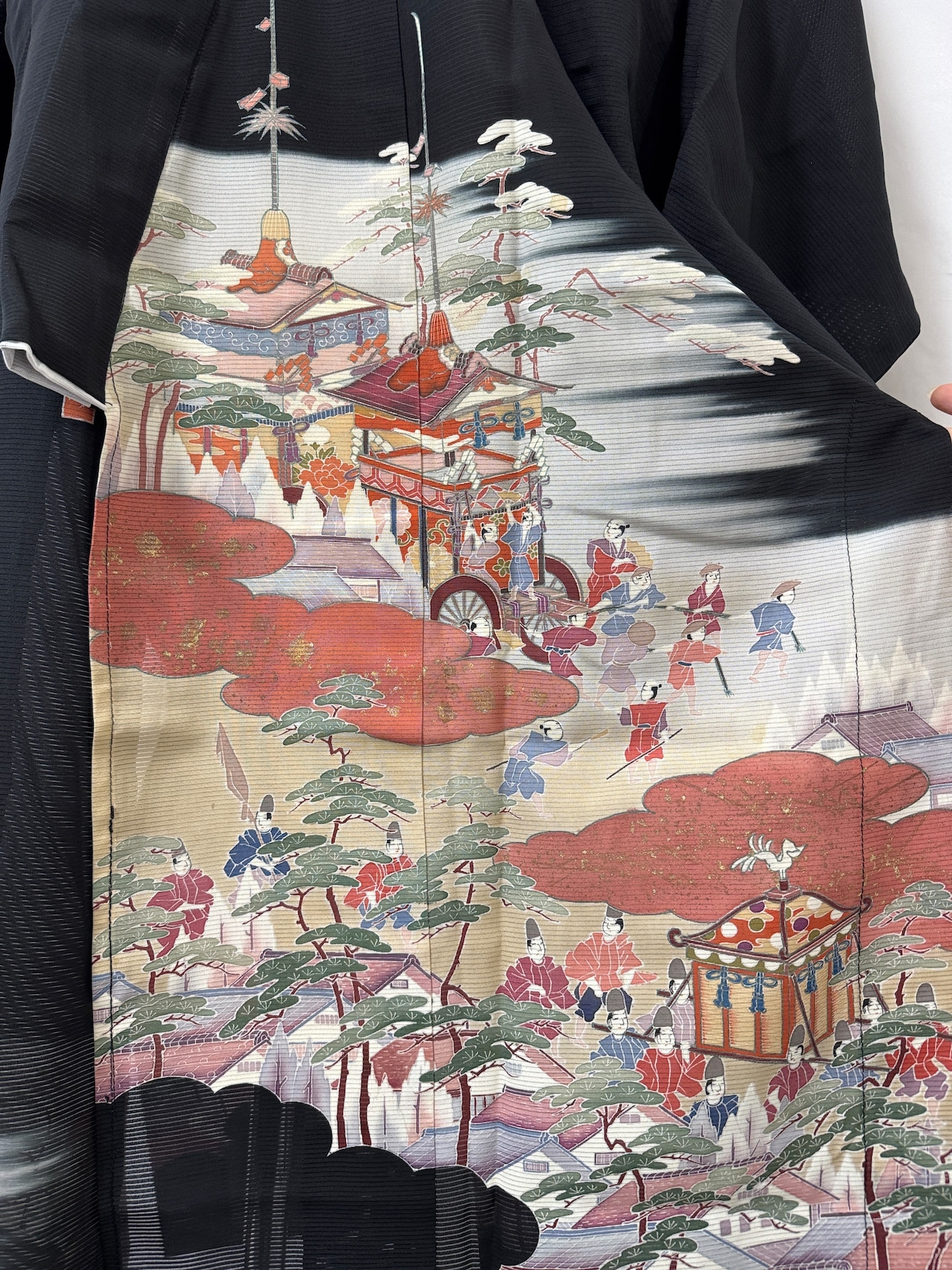 Black Longcoat See-through 586