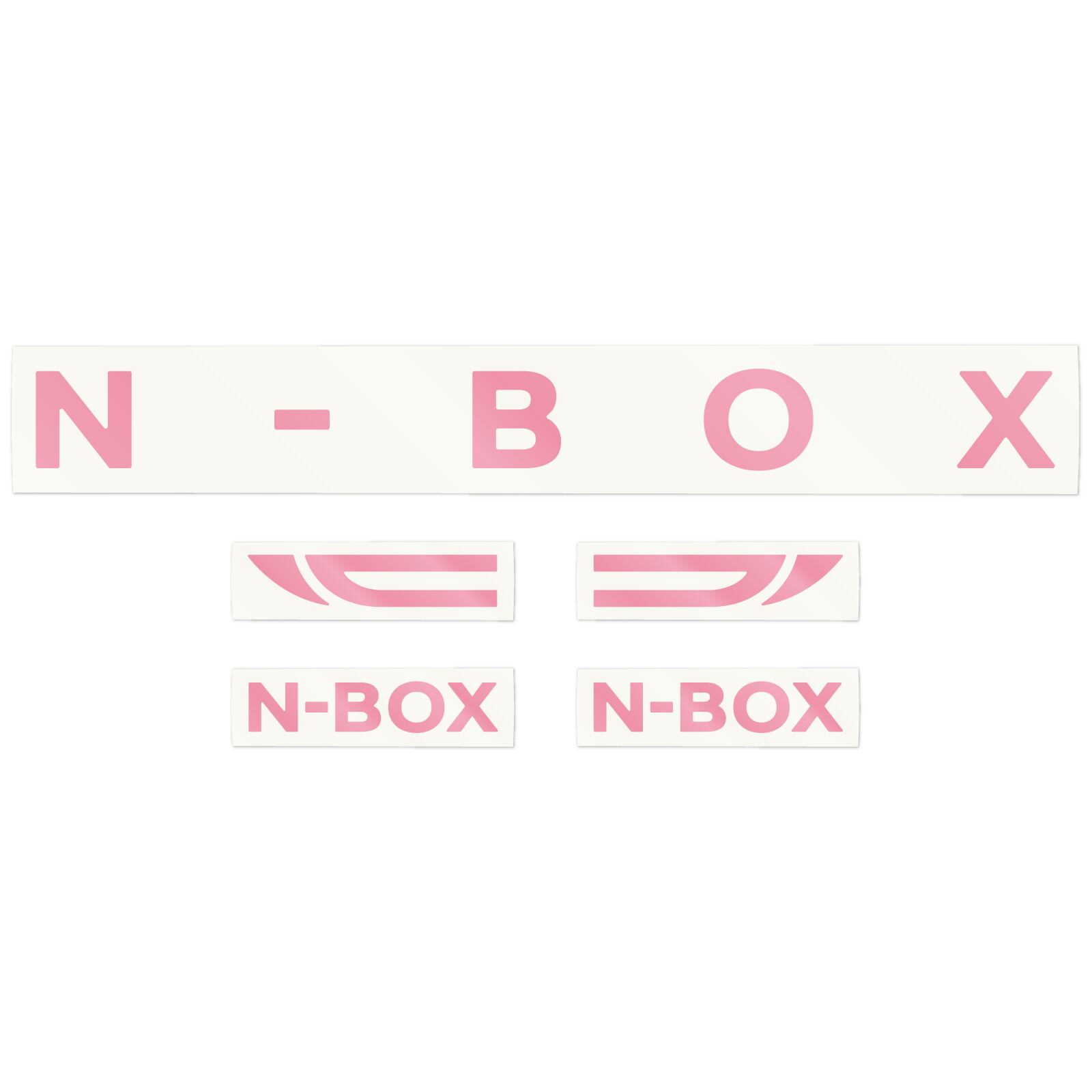 エンジンフード エンブレム ステッカー 5枚セット 日本製 N-BOX