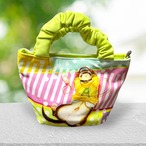 ハンドバッグ ファスナー仕様