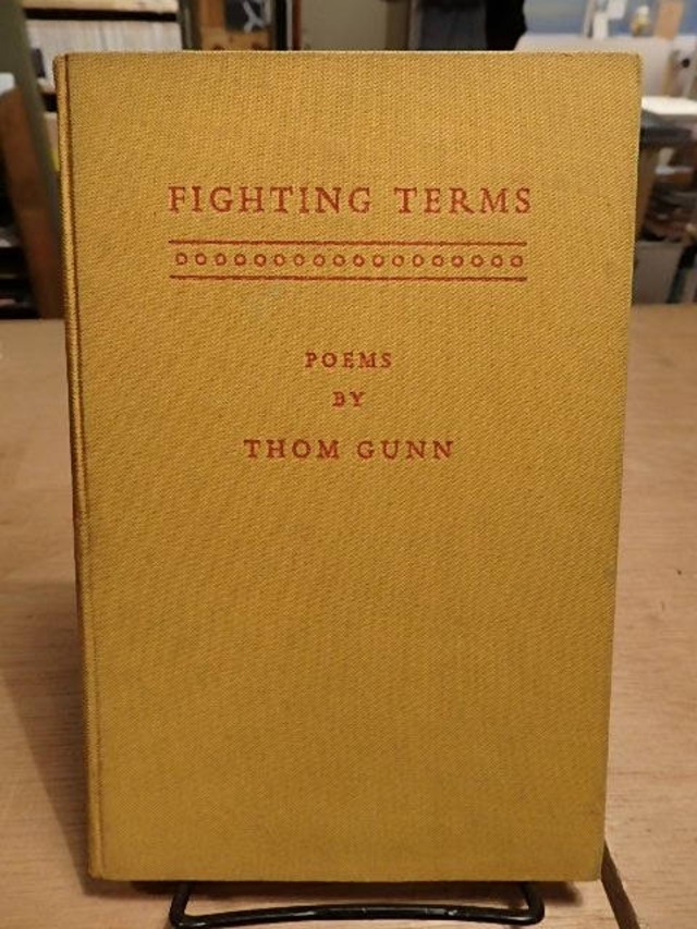 Fighting Terms / Thom Gunn（トム・ガン） 百年