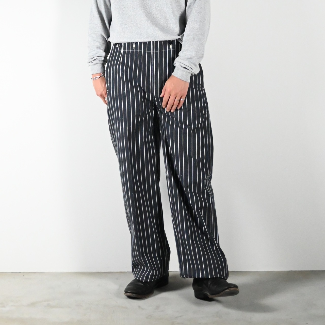 OLD JOE(オールドジョー)LACED BACK SAILOR TROUSERコーディネート