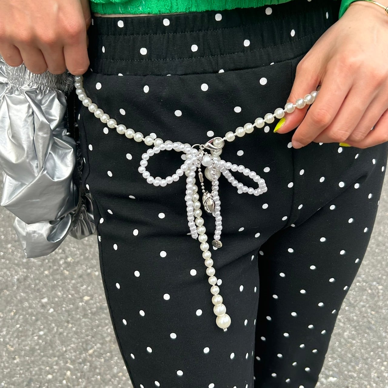 パールリボンベルト_LN02843 | lanan(ラナン)