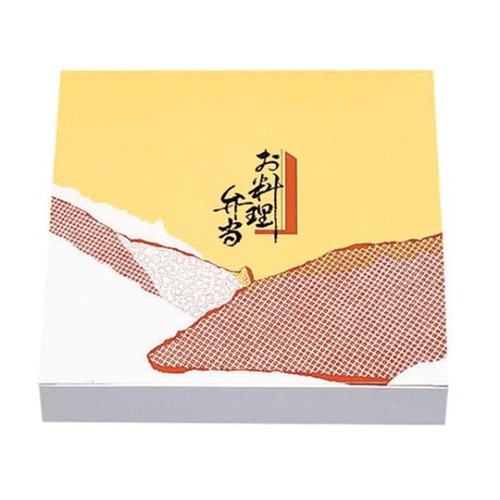 【食品容器】【弁当容器】紙BOX 一体型 75-75 かのこ【1030100158】