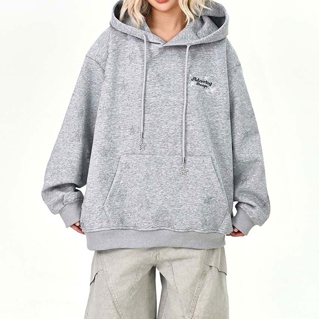 スターオールオーバービッグフーディ 2col   R01514