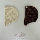 【取寄】CHIP ドットボネット|秋服|韓国子供服|26/AT