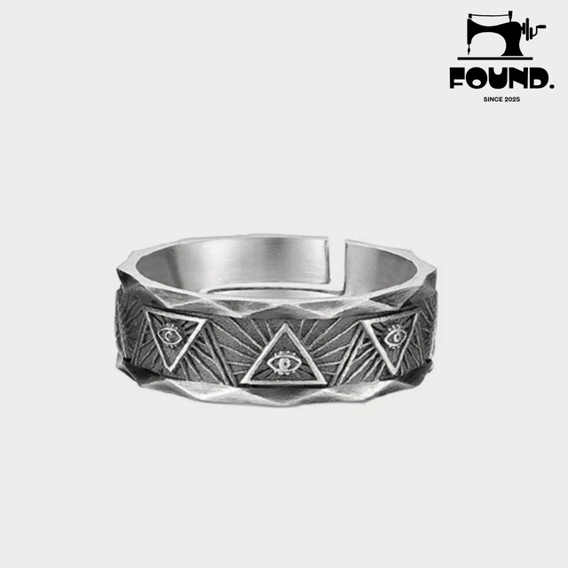 "God of the Sky" Aesthetic Adjustable Ring(FD373)