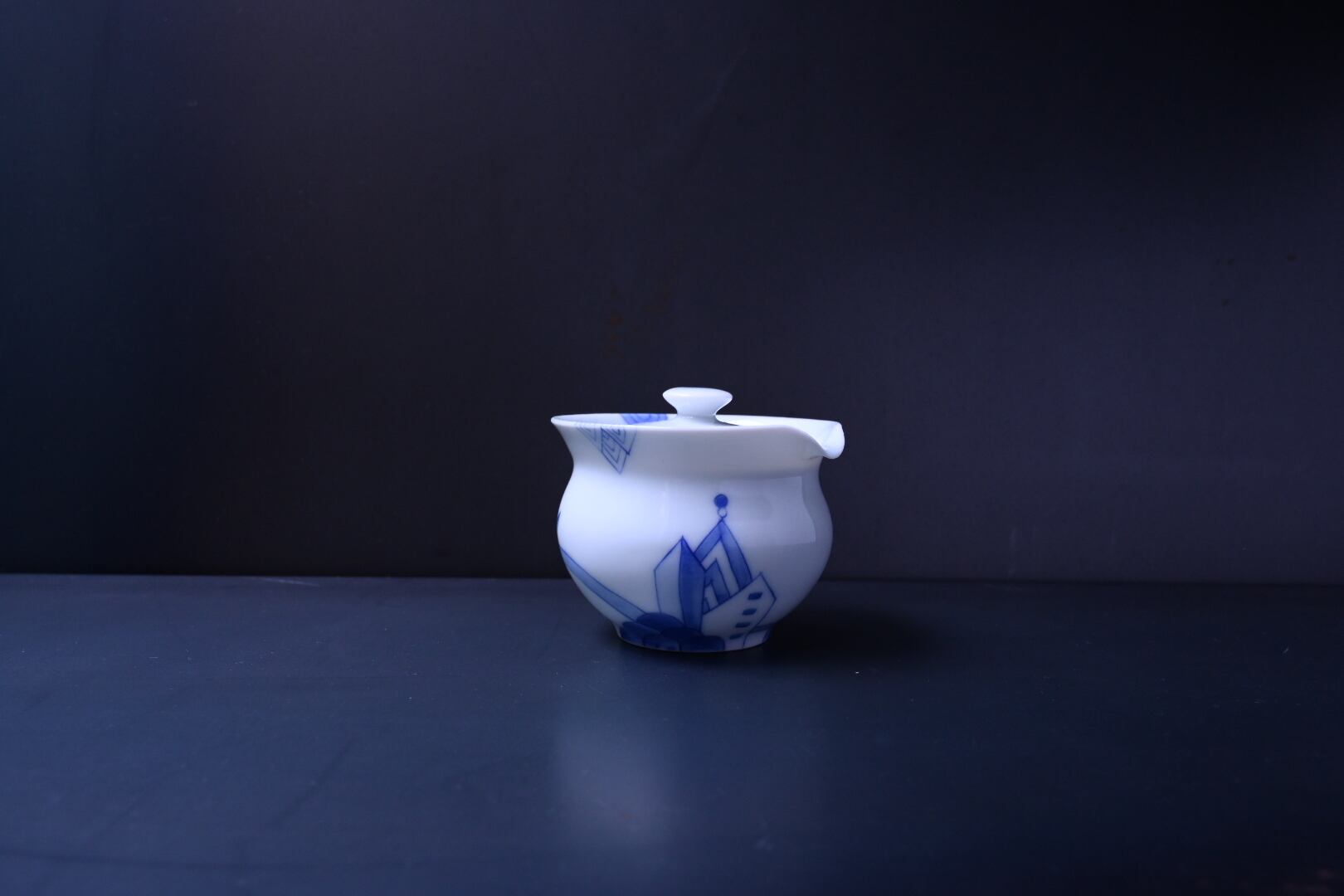 清風与平  磁彩  雪嶺出居図 宝瓶 箱付 0f7fd4dc891f14acf9c0f9fcf2ff69