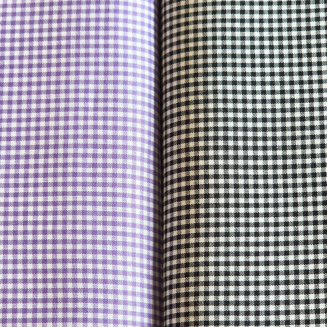 Sojitzギンガムチェック 2mm 2カラー | junequilt