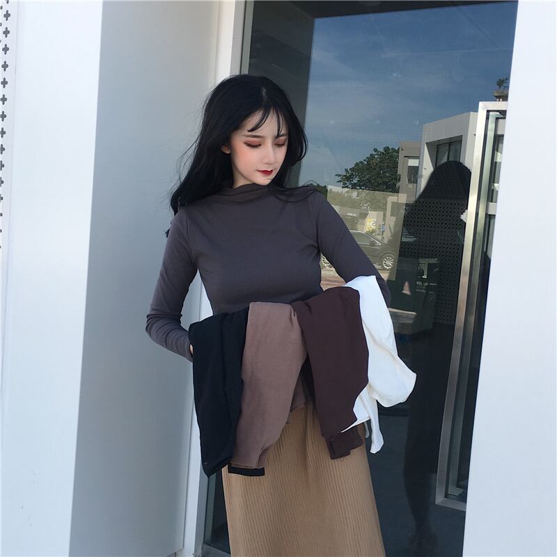 スプリングカラーシャツ ホワイトTシャツ トップス ロング 春物 1号婦人65241860177