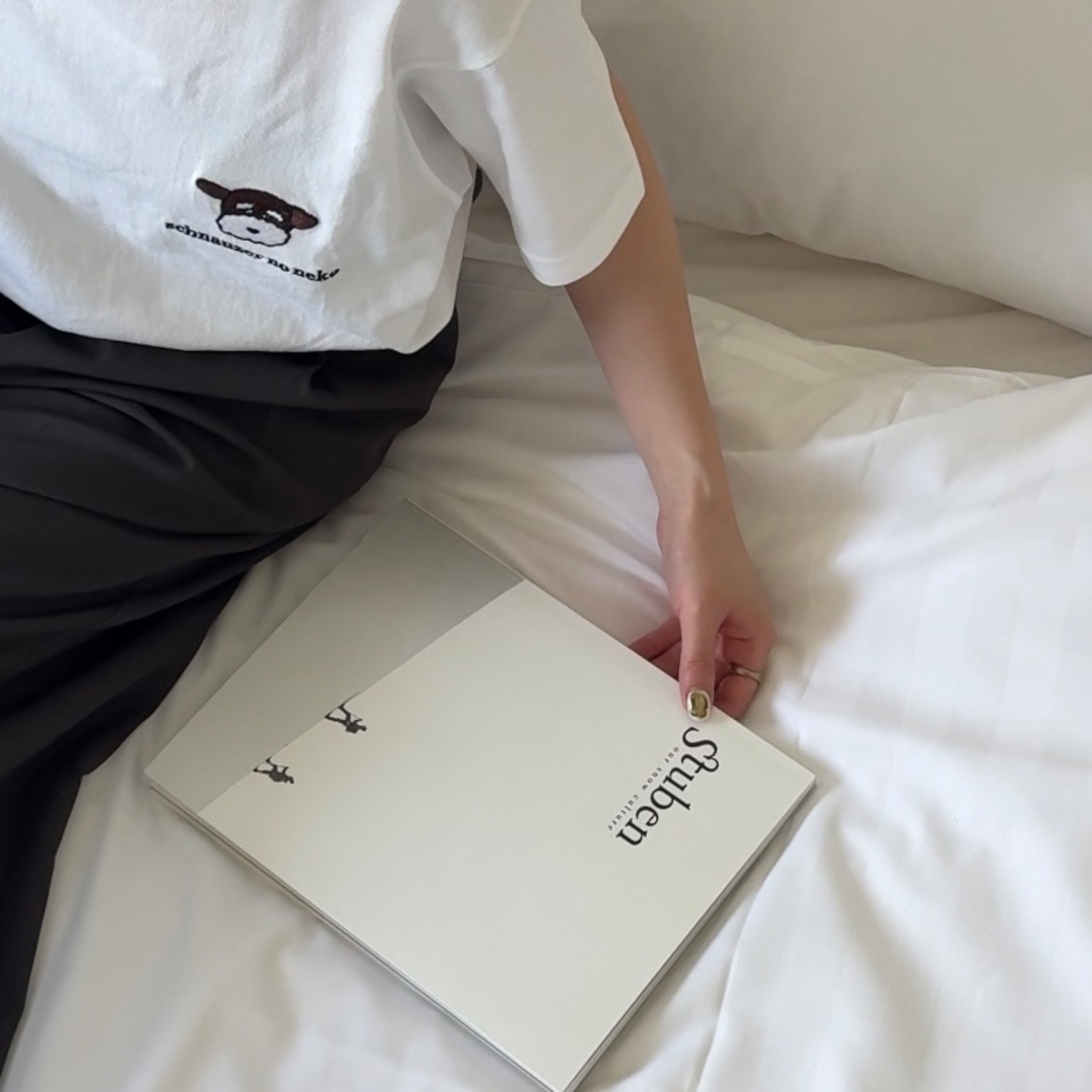 【再入荷】neko Tshirt / white