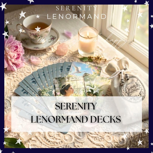 SERENITY LENORMAND DECKS ◆ 優雅なセレニティルノルマン