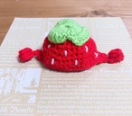 いちご　編み物帽子