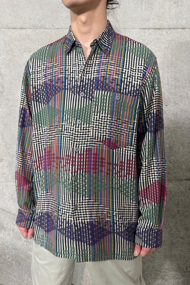 "MISSONI" digital pattern shirt