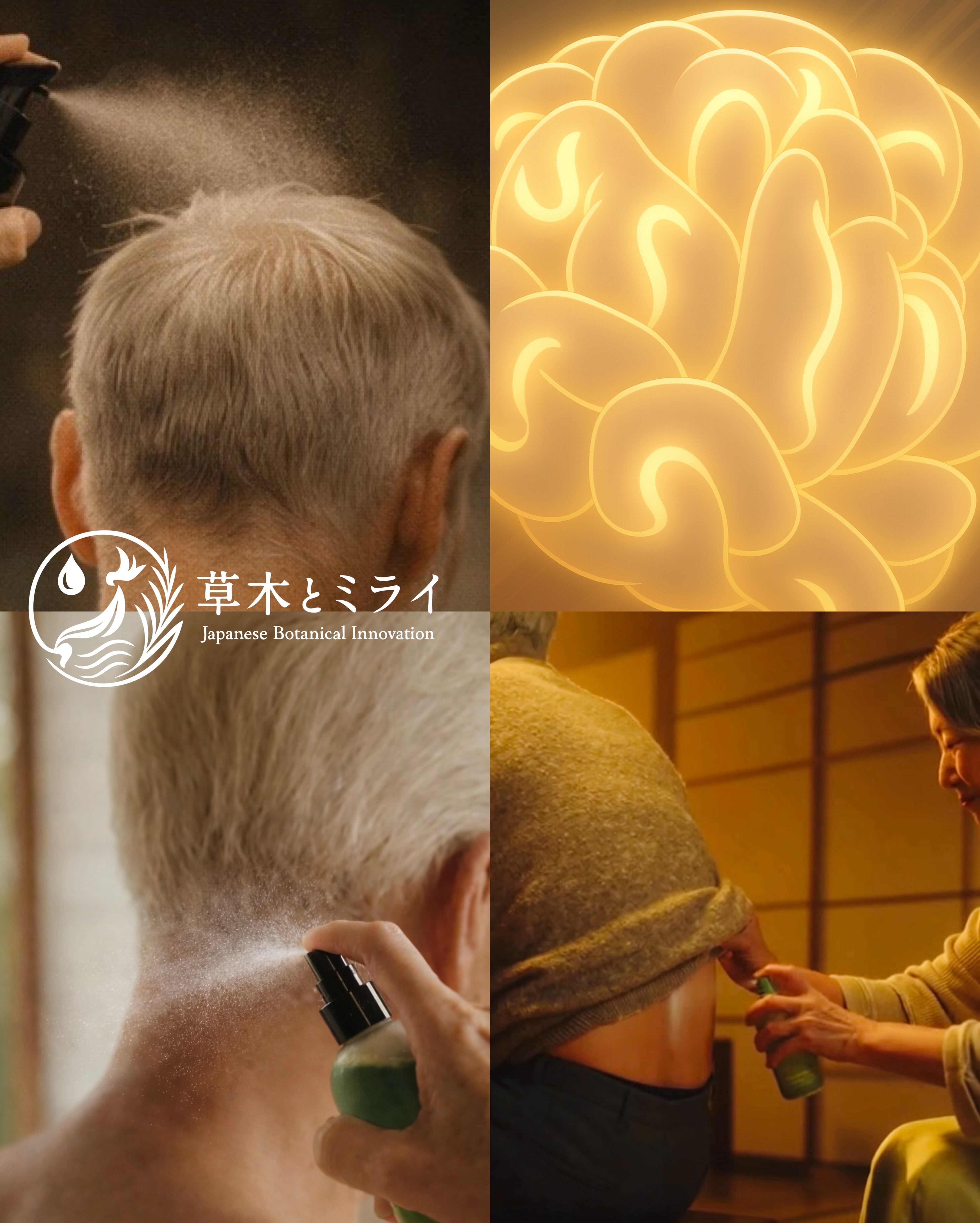 天然植物本気のヘアトニック ＜天然植物養毛料＞ 80ml | 草木とミライ