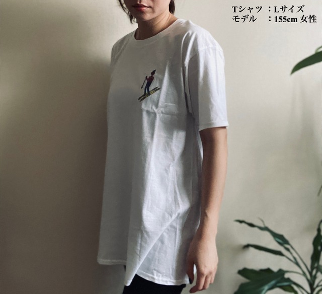 スキー Tシャツ ブラック