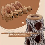 犬のおもちゃ リスハウス ぬいぐるみ かくれんぼ リスハウス 犬のおもちゃ