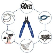 山の奥 先細薄刃ニッパー 高質クロムバナジウム鋼 プラモデル用工具