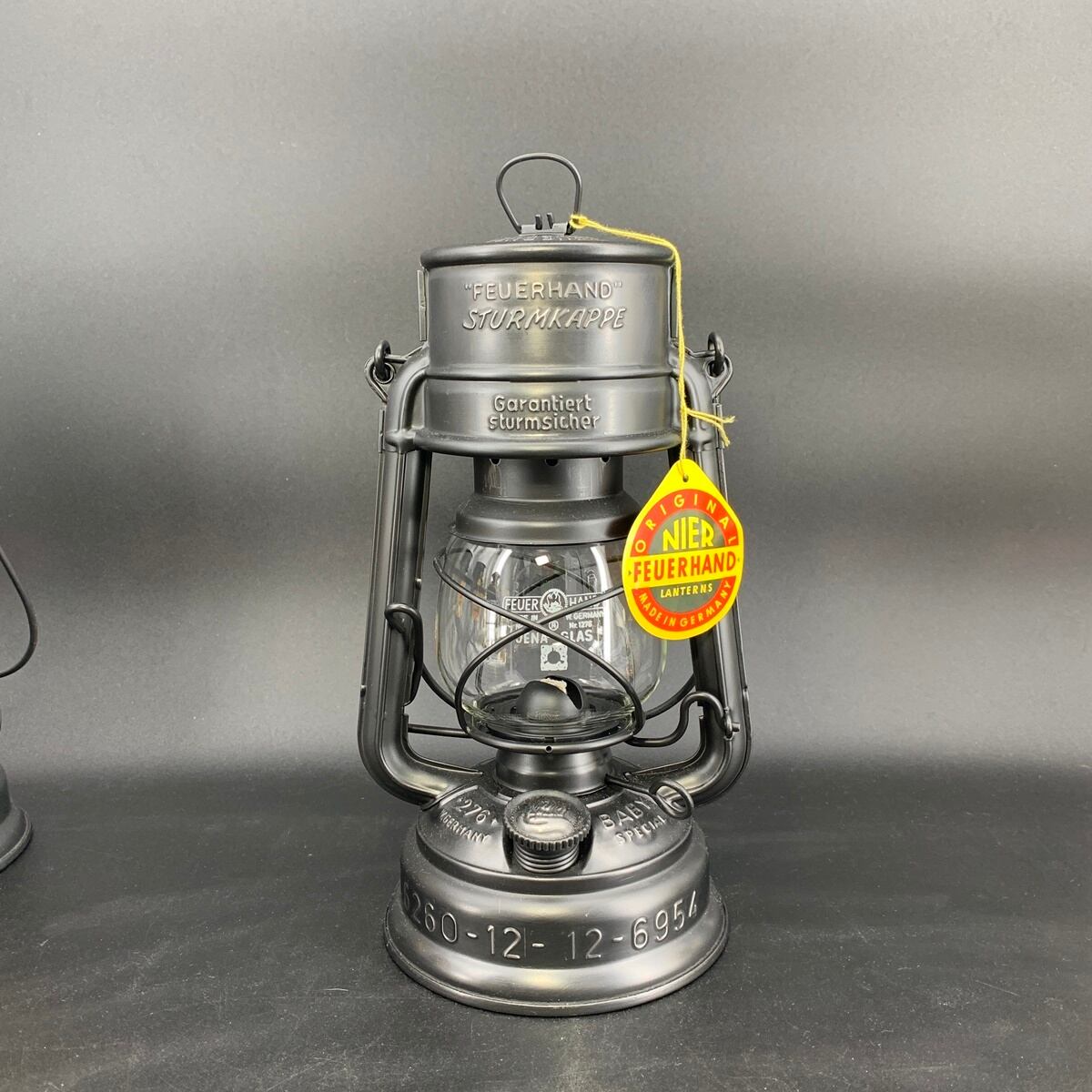 ③ 50年前 未使用品 ドイツ軍 FEUERHAND 276 STK JENA Clear Globe NR.6260-12-120-6954 エンボス