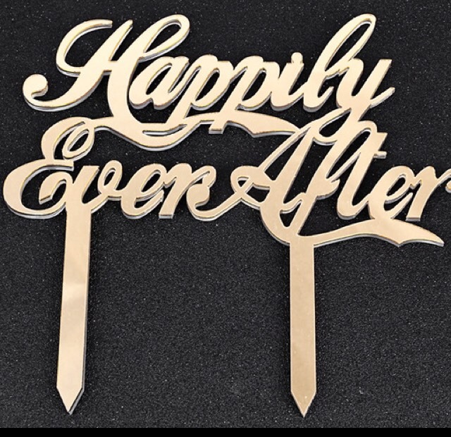 ケーキトッパー”Happily Ever After”