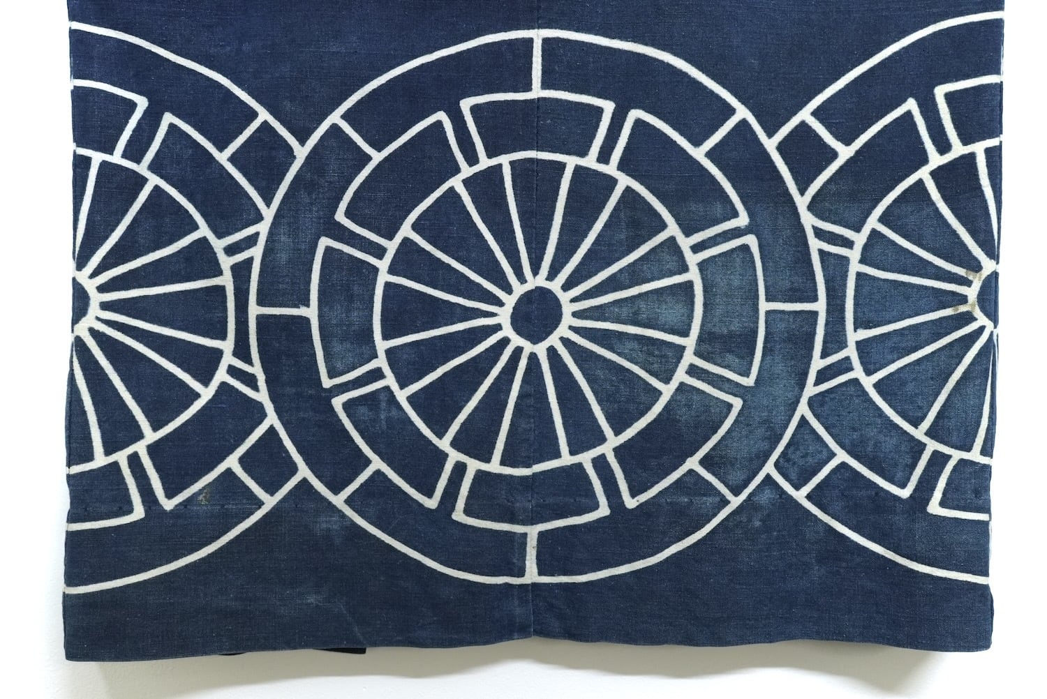 ☆ 野﨑　家紋　半纏　藍染　レトロ　昭和　大正　アンティーク 　紺 ☆ 野﨑 家紋 半纏 藍染 レトロ 昭和 大正 アンティーク 紺 - メルカリ