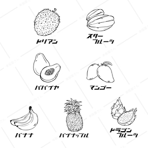 選べるデザイン 南国フルーツTシャツ Tシャツ fw04 トロピカルフルーツ 果物 亜熱帯フルーツ 果実