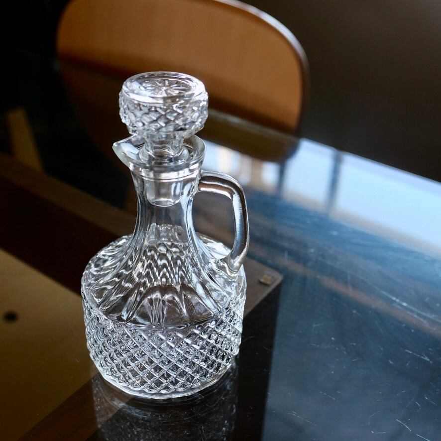 昭和 ガラス 花瓶 花器 古道具 アンティーク デキャンタ 0f8532f1edc43cc8e27df7c7fb4f6b