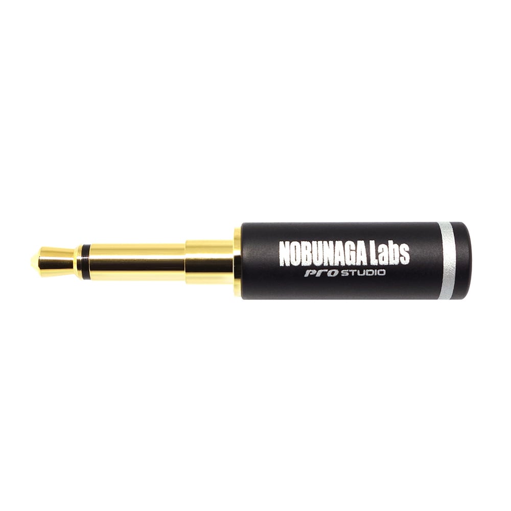 3.5mm2極モノラルプラグ 金メッキ NLP-PRO-TP3.5/2 :: NOBUNAGA Labs
