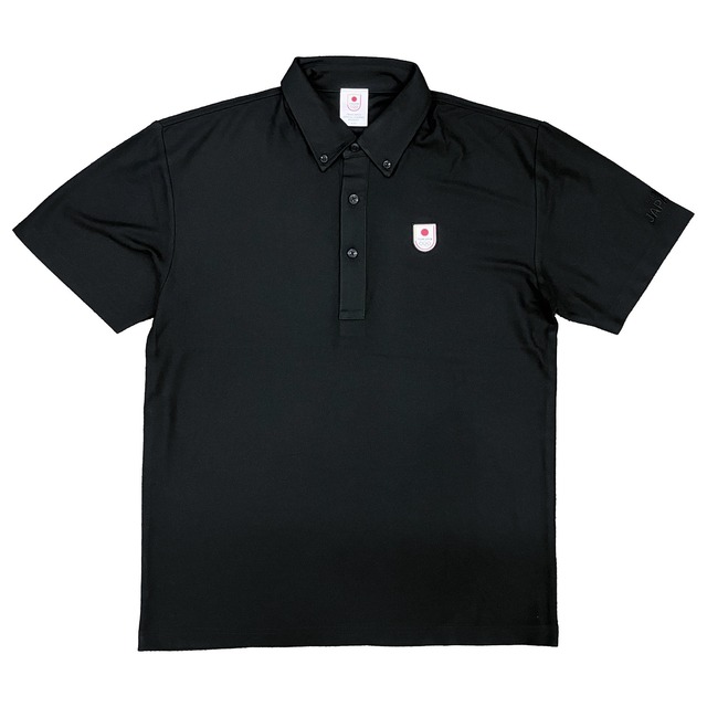 TEAM JAPAN ドライポロシャツ BLK