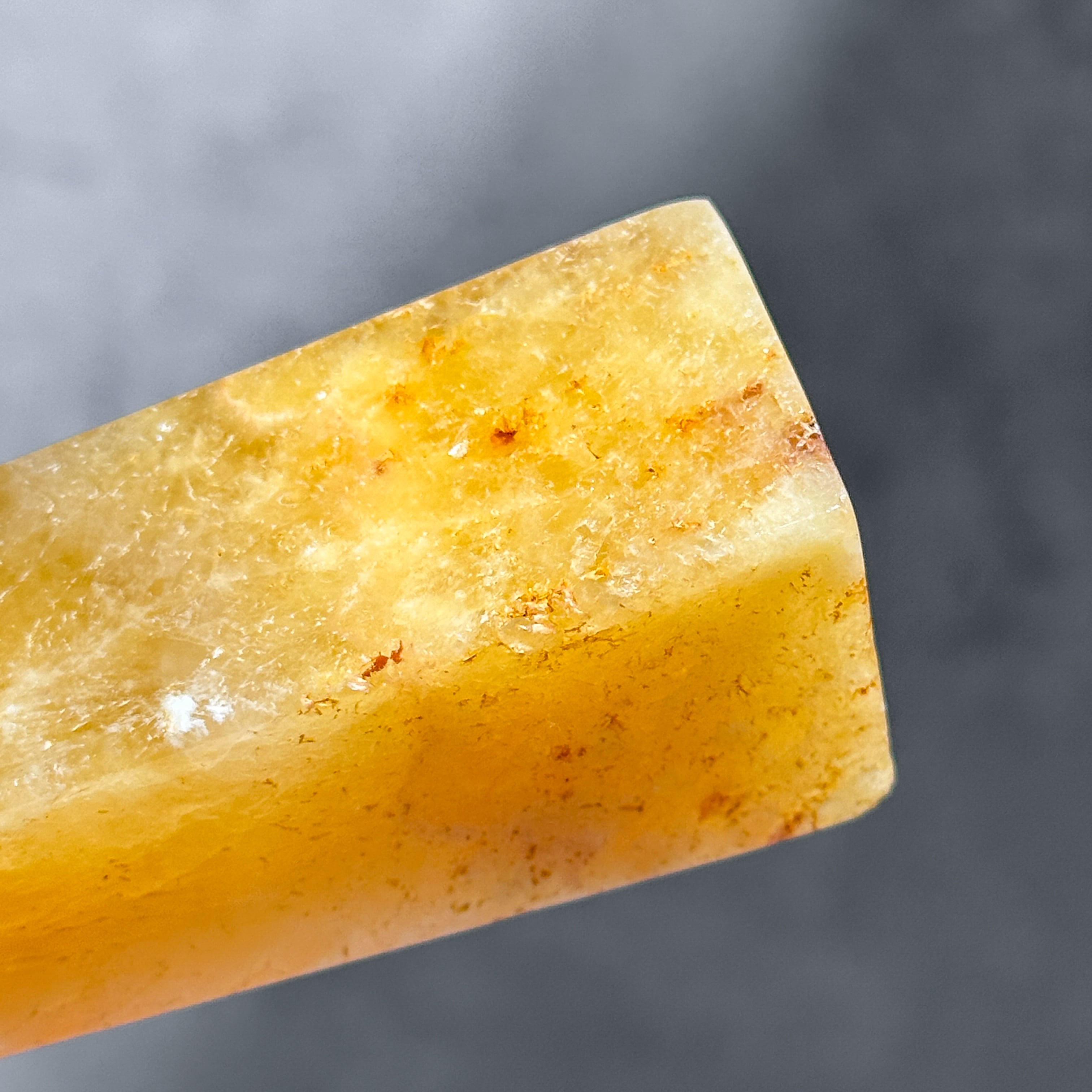 オレンジカルサイト タワー型64◇ Orange Calcite ◇天然石・鉱物