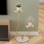 フラワーラック 室内 屋外 両用 鉄製プラントラック 多段 おしゃれネット人気 バルコニー用花台 観葉植物棚