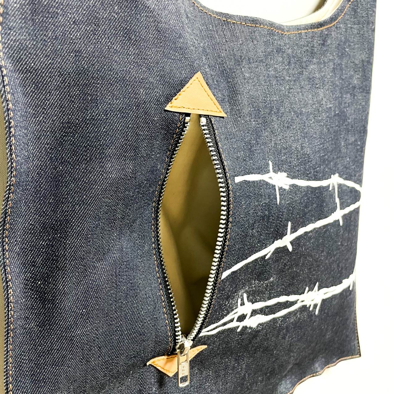UNFINISHED BOX TOTObag OKAYAMA DENIM