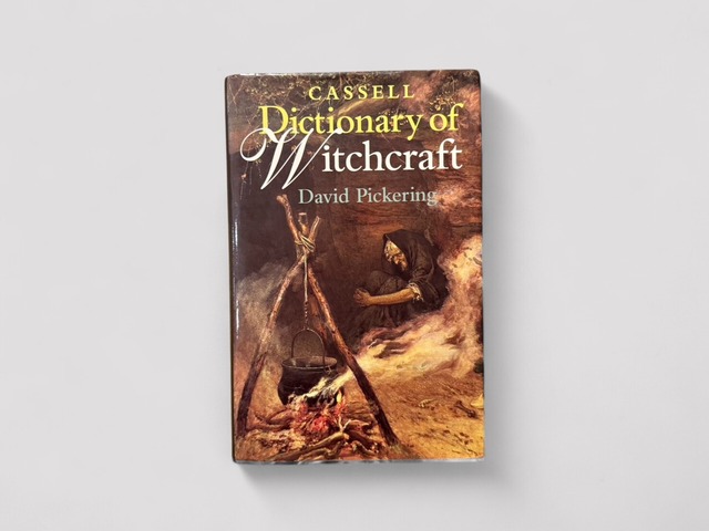 【SSO116】【FIRST EDTION】Cassell Dictionary of Witchcraft(1996) /David Pickering