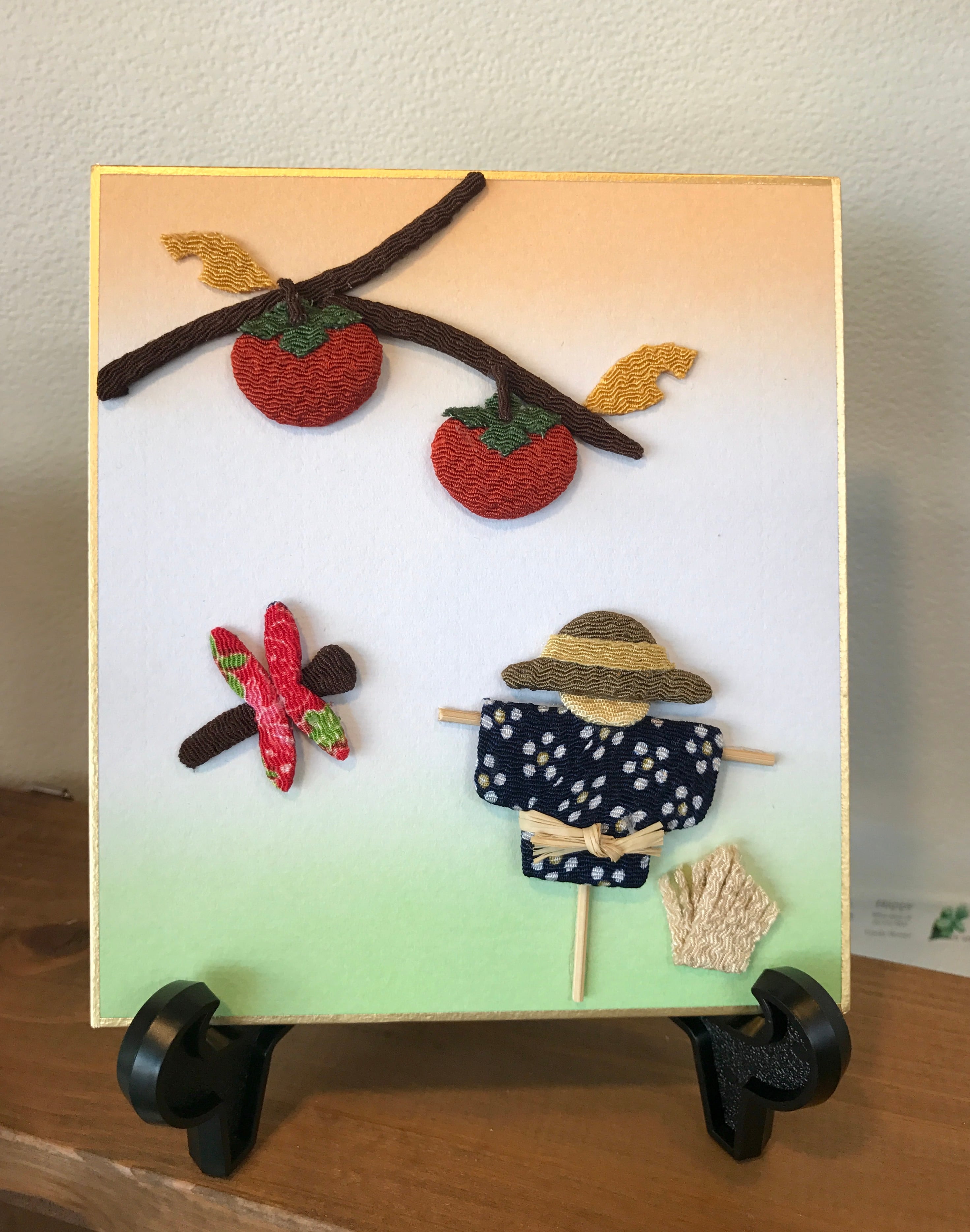 かかし秋の彩り豆色紙 | 千座senkura