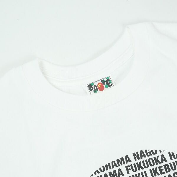 （16）アベイシングエイプ　白Tシャツ Size【L】 A BATHING APE ア ベイシング エイプ 26SS JAPAN STORE APE