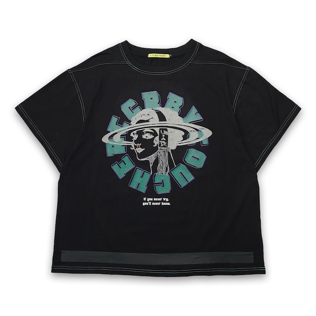 T.C.R TRYING S/S TEE - BLACK