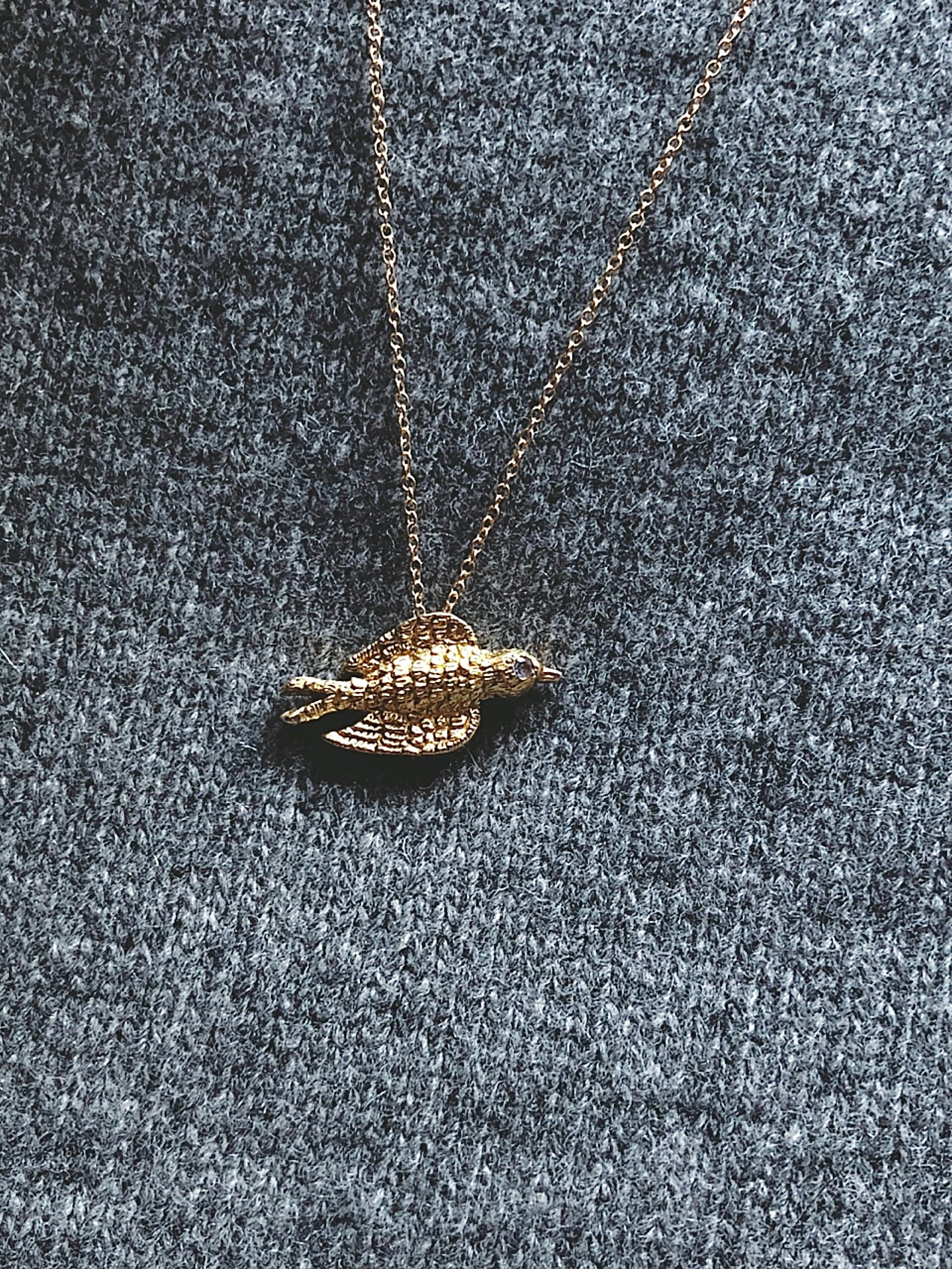 no.0396 小鳥とタンザナイトのリース no.0396 小鳥とタンザナイトのリース